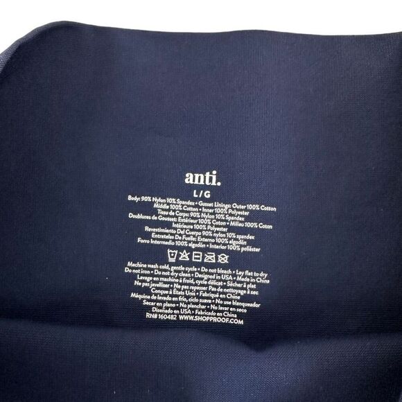 Anti x Proof Seamless Compression Legging Large Midnight Navy - Picture 5 of 8